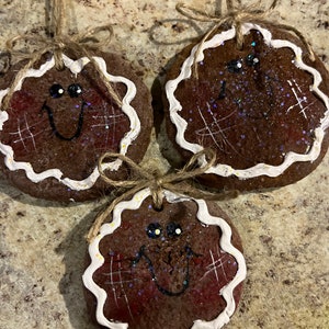 Gingerbread bowl fillers, Gingerbread ornaments, Salt Dough ornaments