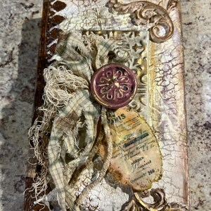 Vintage Book decor, Old Book display, Unique Faux Vintage Book,Days gone by book
