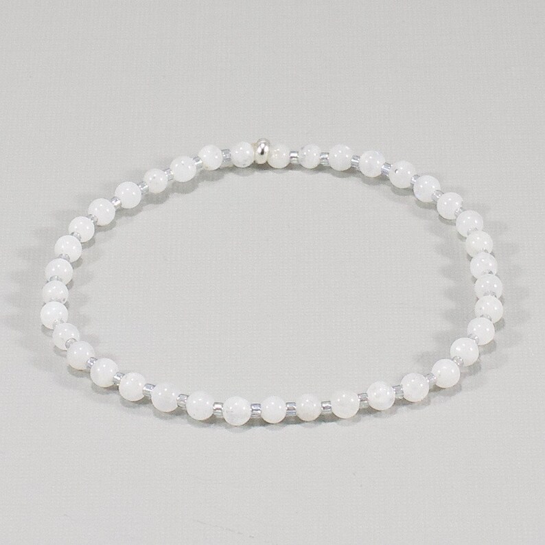 moonstone stretch bracelet