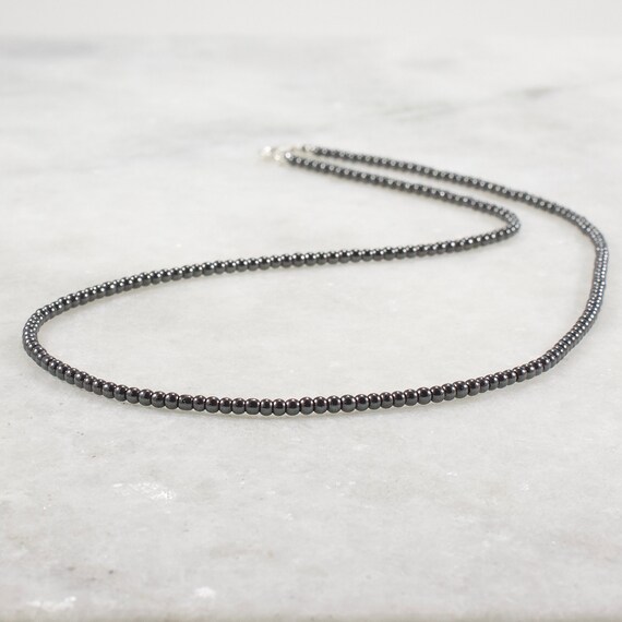Hematite Knot Adjustable Necklace main image 1