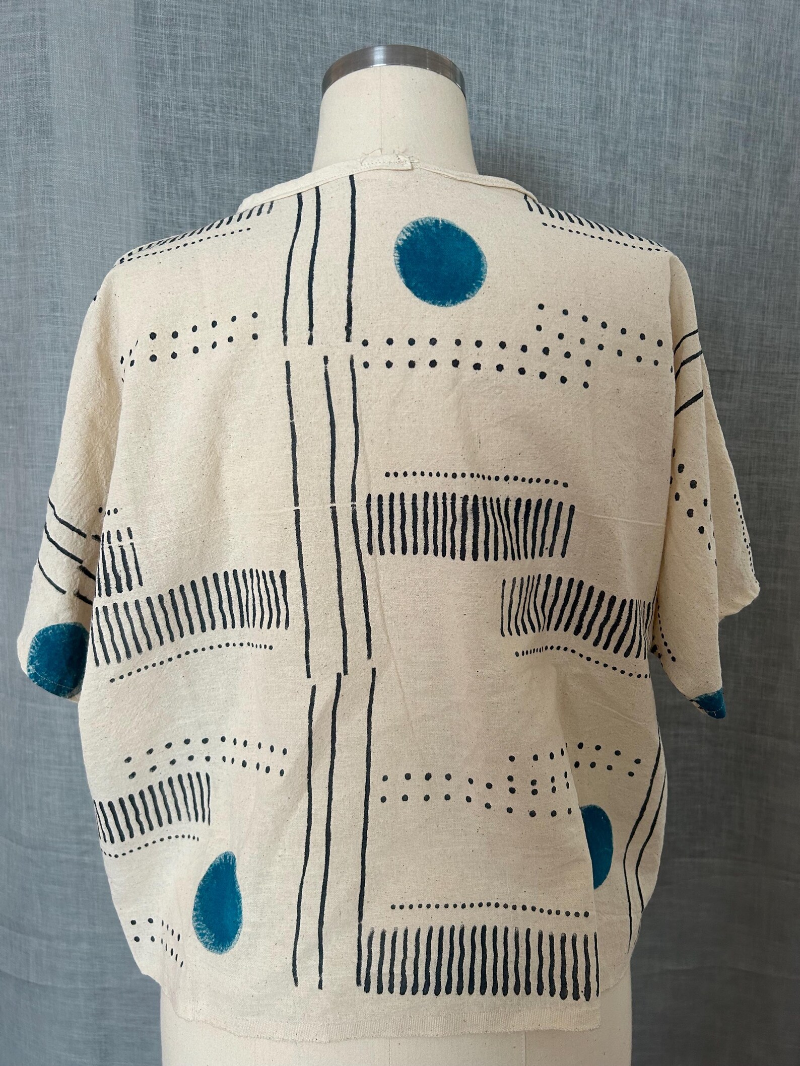 Obshivka  Printed Geometric Top main image 1
