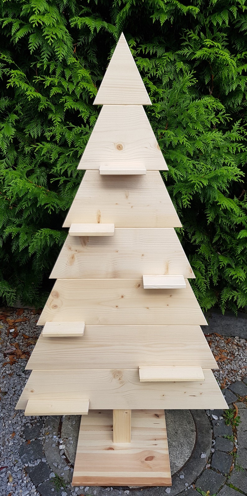 Holz Weihnachtsbaum 160cm Holzbaum Deko Objekt handgemacht ... Holz Weihnachtsbaum 160cm Holzbaum Deko Objekt handgemacht ...