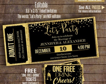 printable free drink tickets drink tickets 2 x etsy