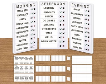 Checklist Board: Memory Loss Aid, Dementia & Alzheimer's Activities