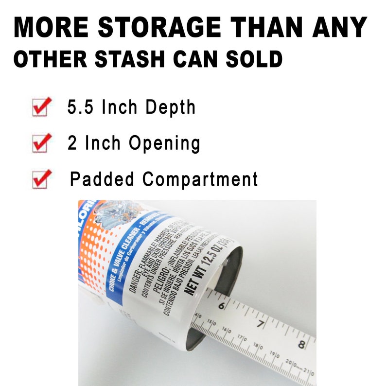 Gunk Diversion Safe Large Secret Stash Can Hidden Hide Storage Etsy