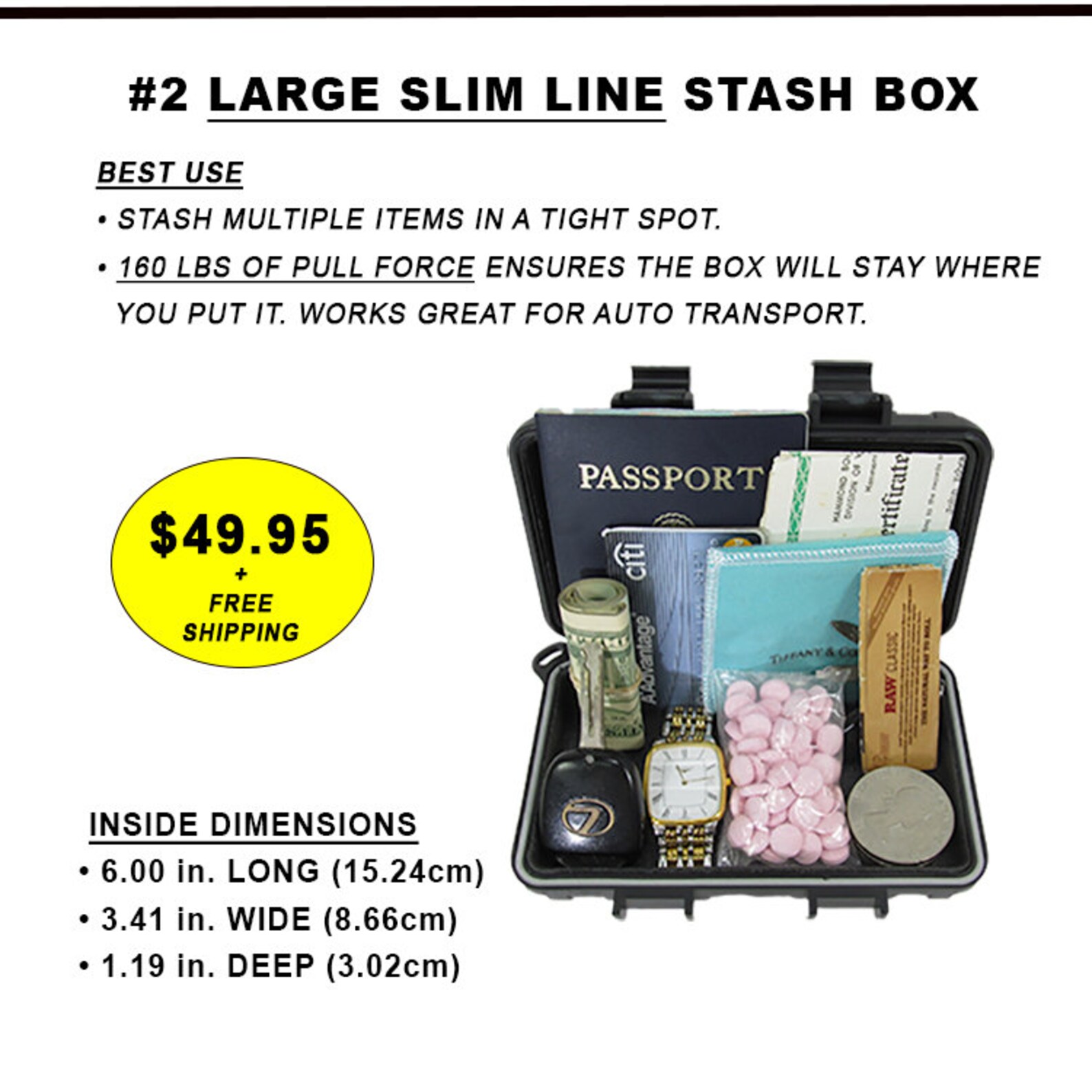 STASH BOX Hidden Safe Home Can Secret Case Diversion Etsy