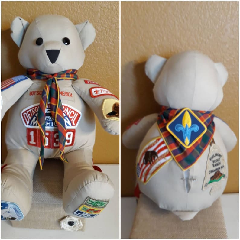 Memory Bears Bereavement Animals Memory Memorial Bears - Etsy