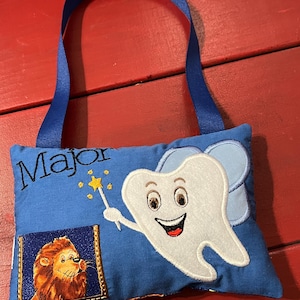 Personalized ToothFairy Pillow, Girl’s Tooth Fairy Pillow, Boy’s Tooth Fairy Pillow, Tooth Fairy Pillow Door Hanger, Tooth Pillow Bed Hanger