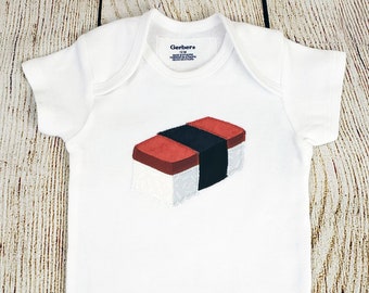 Spam Musubi Baby Onesie