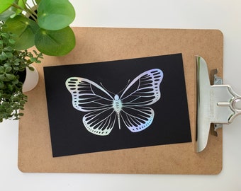 Petite Butterfly 2 Foil Art Print