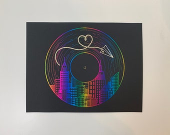 PRIDE Month Love Letter In The City Foil Art Print