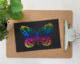 Petite Butterfly 3 Foil Art Print