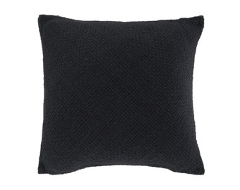 20" Square Cushion - BLACK