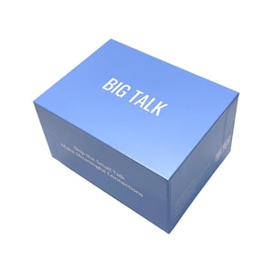 BIG TALK Question Card Game - Tweede versie - Sla de small talk over, maak zinvollere verbindingen, ijsbreker gespreksstarters.
