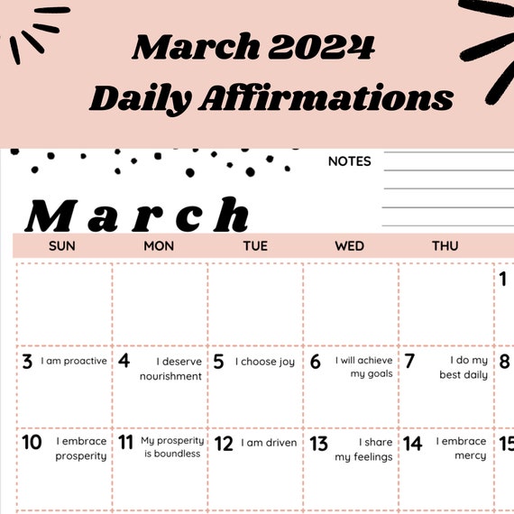 2024 March Calendar Printable Daily Affirmation Calendar Printable Landscape Horizontal Sunday Start Different Affirmation Daily - Etsy 2024-march-calendar-printable-daily-affirmation-calendar-printable-landscape-horizontal-sunday-start-different-affirmation-daily-etsy