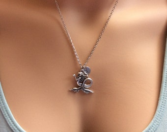 Mermaid Necklace, Mermaid necklace, mermaid Jewellery, mermaid Jewelry, , ariel necklace, beach necklace, , bridesmaid gift
