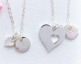 mother daughter necklace set, matching necklaces, mommy and me jewellery, mom and baby, gifts unique, gifts for mom from daughter