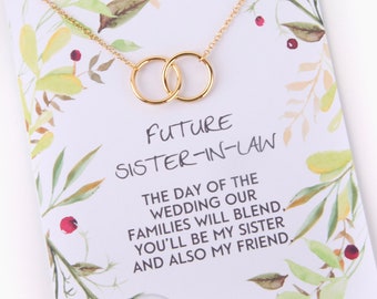 sister in law necklace, sister in law to be gifts, future sister in law gift, grooms sister, sister in law gift,sister in law wedding gift,
