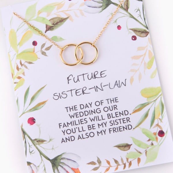 sister in law necklace, sister in law to be gifts, future sister in law gift, grooms sister, sister in law gift,sister in law wedding gift,