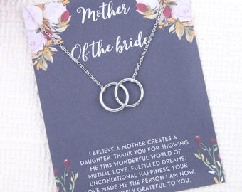 mother of the bride gift necklace, mother of the bride gift from bride, mother of the bride necklace from groom, mother of the bride