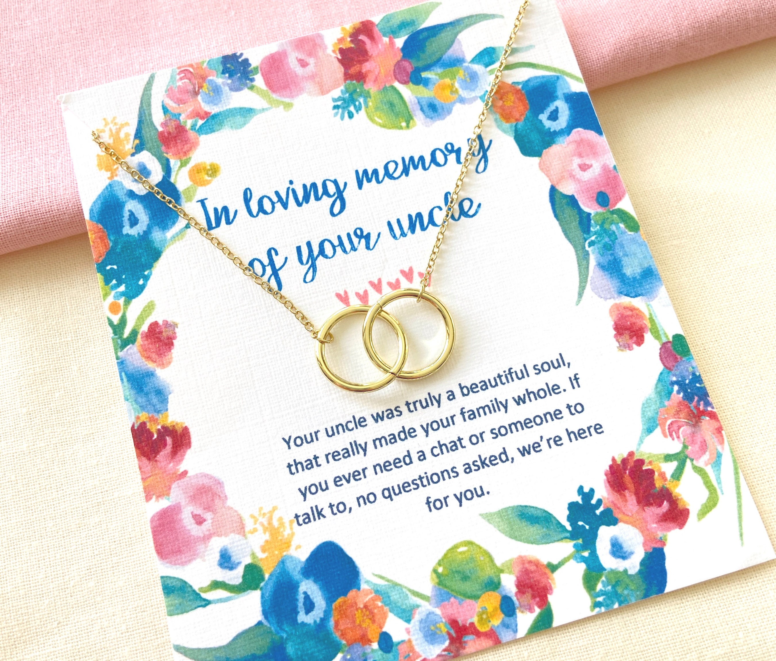 Uncle Rip Flower Card Uncle Died Quotes