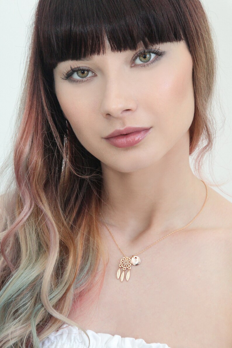 Customized personalized dream catcher necklace dreamcatcher Etsy