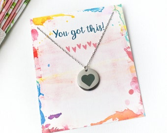 encouragement gift for women, you got this necklace, breakup gift, new beginnings necklace, unique graduation gift, cheer up, affirmation