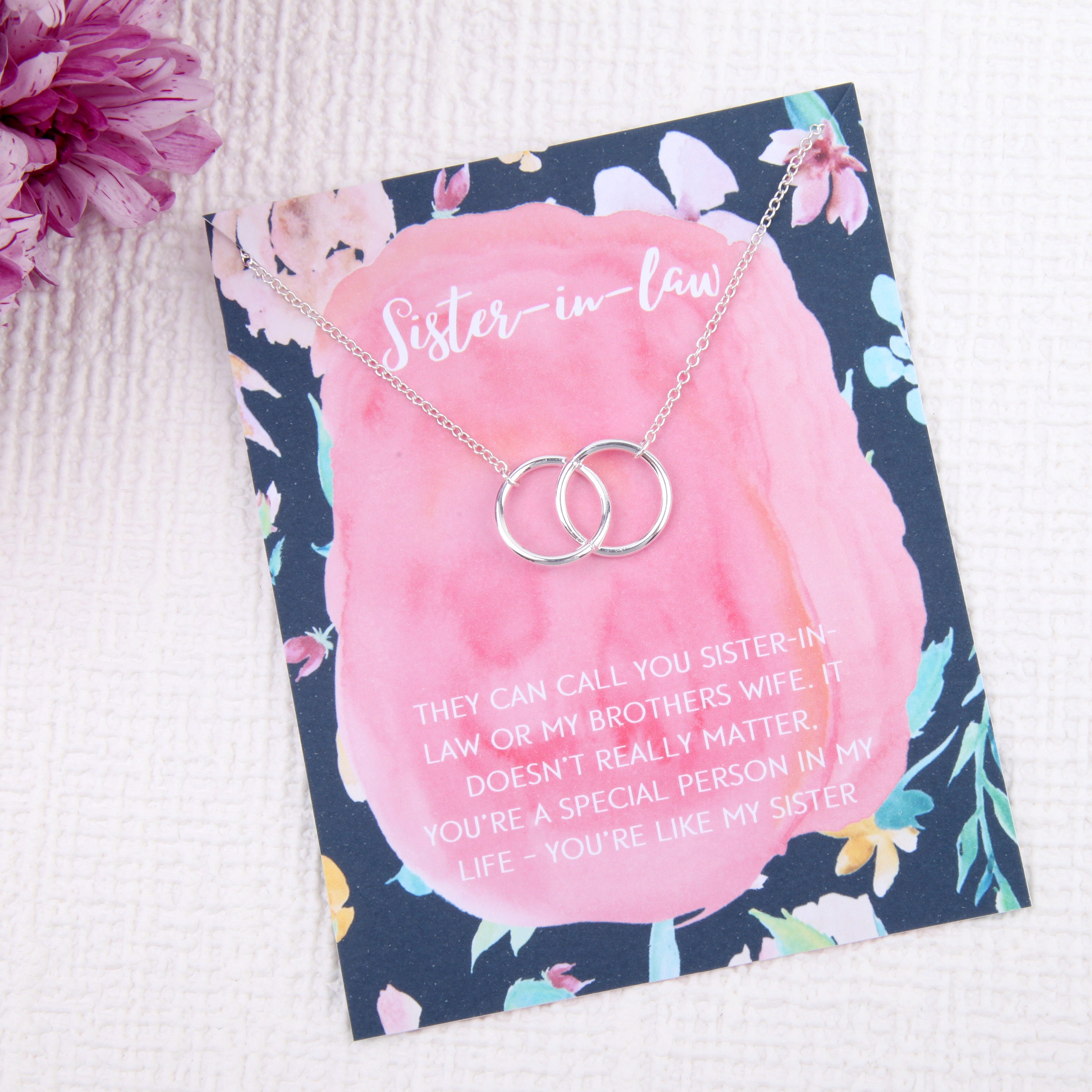 Sister in law gift wedding gift necklaces for sister in law Etsy