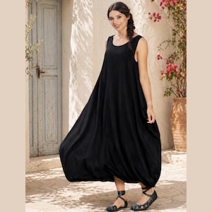 long flowy black dress casual Baltic Born Womens Summerlin Lace Top Maxi Dress | Black main image 0