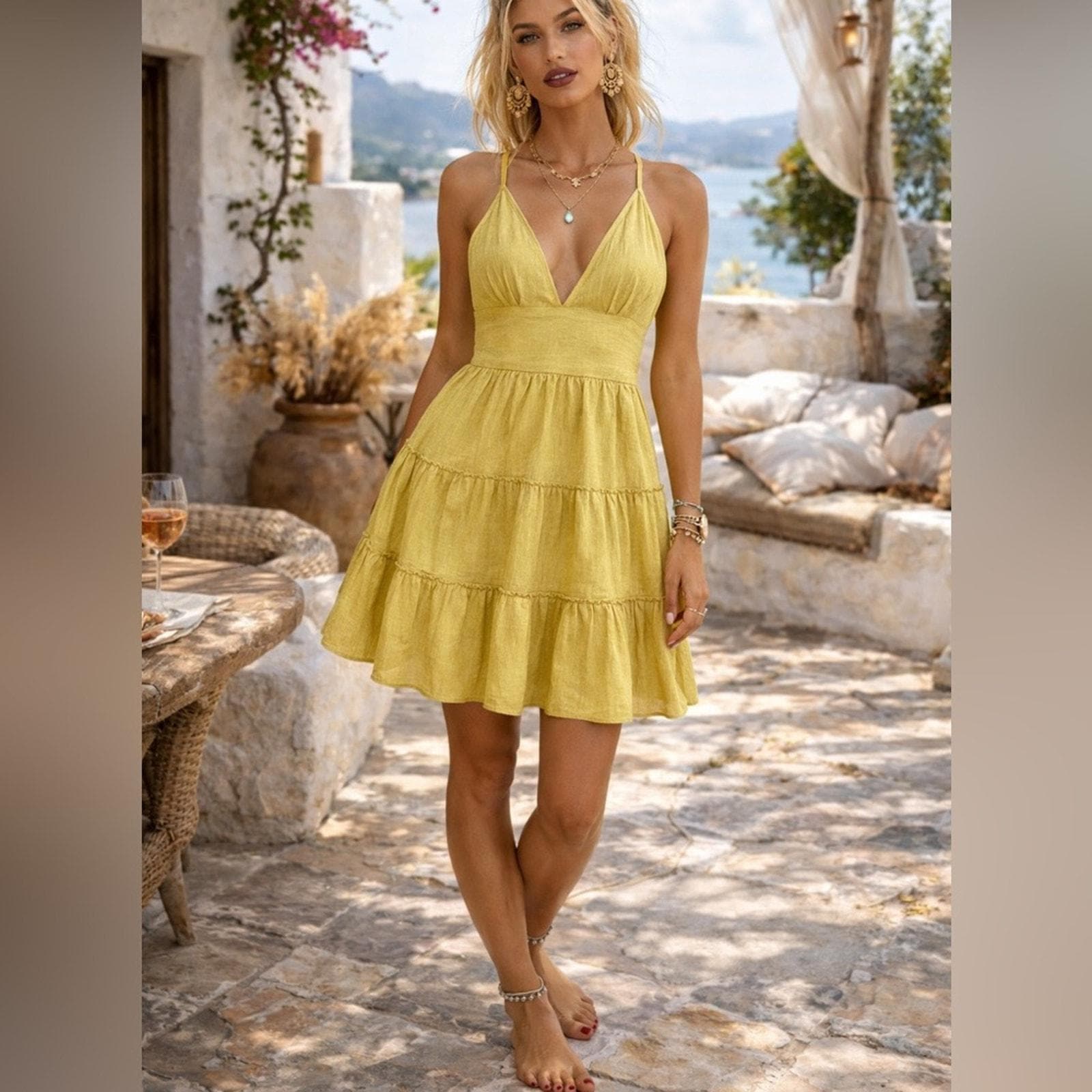 knee length dresses for ladies Penelope Bandage Mini Dress main image 0