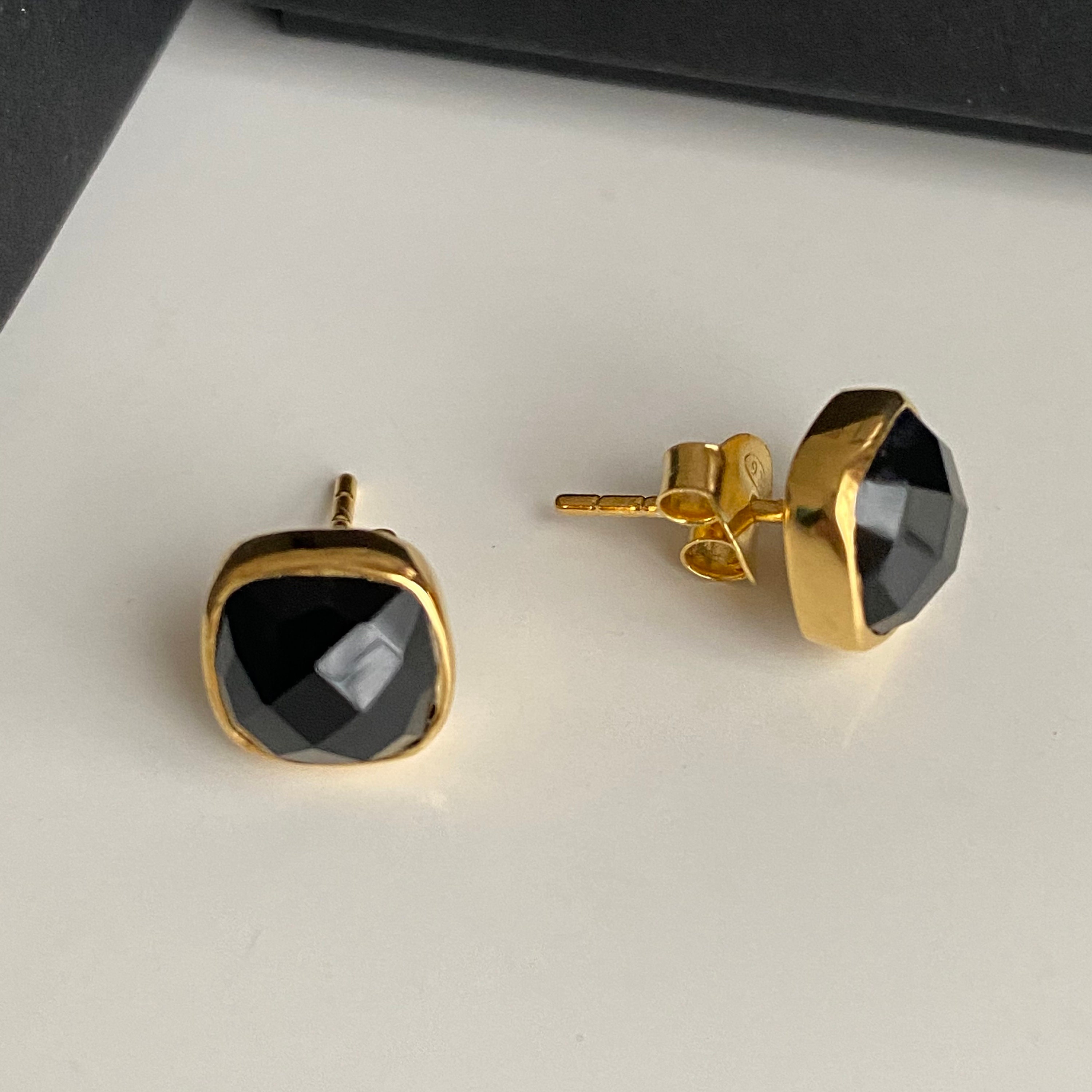 Onyx cheap stud earrings