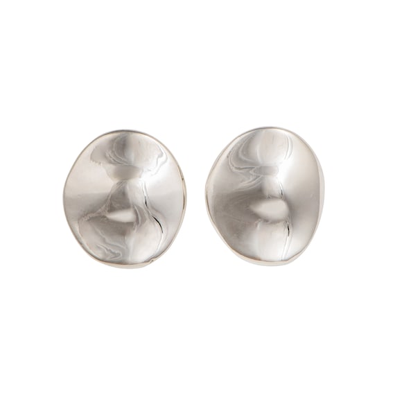 Orecchini A Bottone Rotondi In Madreperla Da 6 Mm Fatti A Mano In - Foto 7