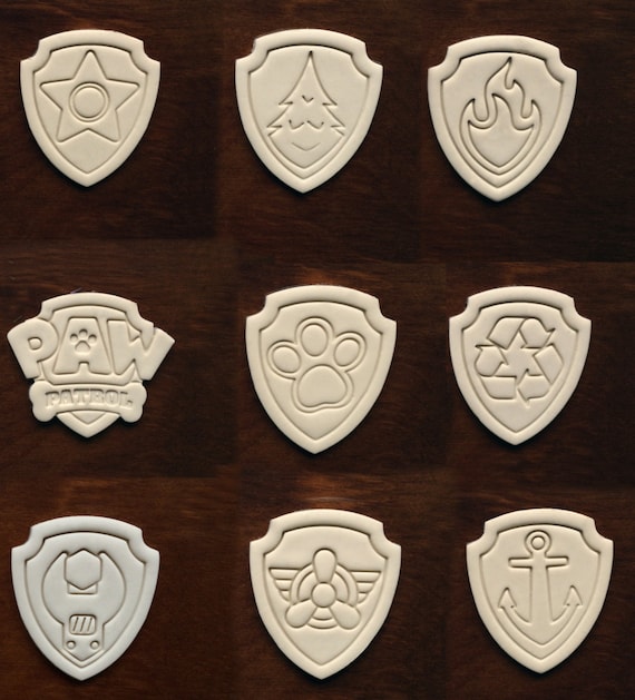 paw patrol 9 piece set