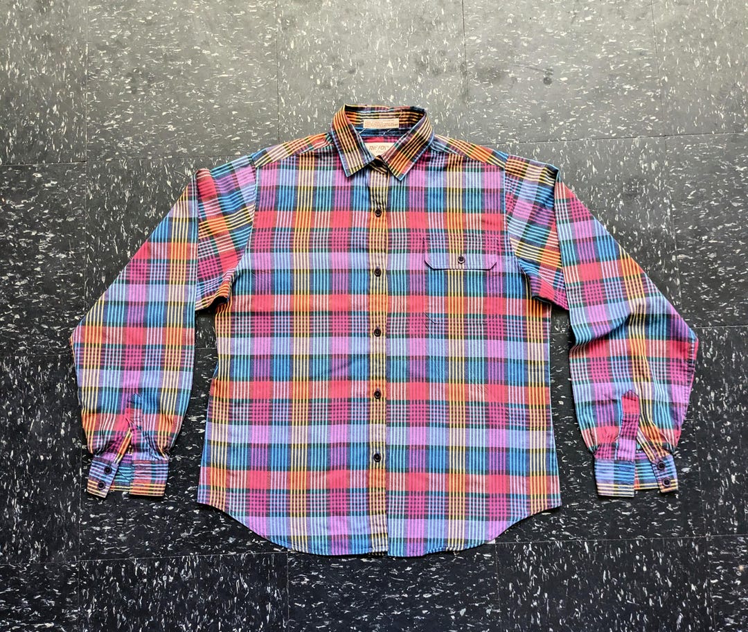 MacAulay of Lewis Tartan Plaid Long Sleeve Button Shirt