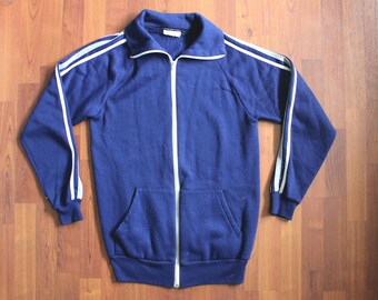 トップス adidas 70s~80s VENTEX track jacket Rare Vintage Adidas Ventex 80s 70s Track Jacket Navy Blue
