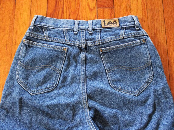 Vintage Acid Washed High Rise Mom Jeans size VTG … - image 7