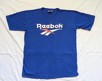 Vintage 90's Single Stitch Reebok Embroidered Graphic T