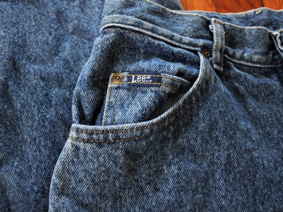 Vintage Acid Washed High Rise Mom Jeans size VTG … - image 2