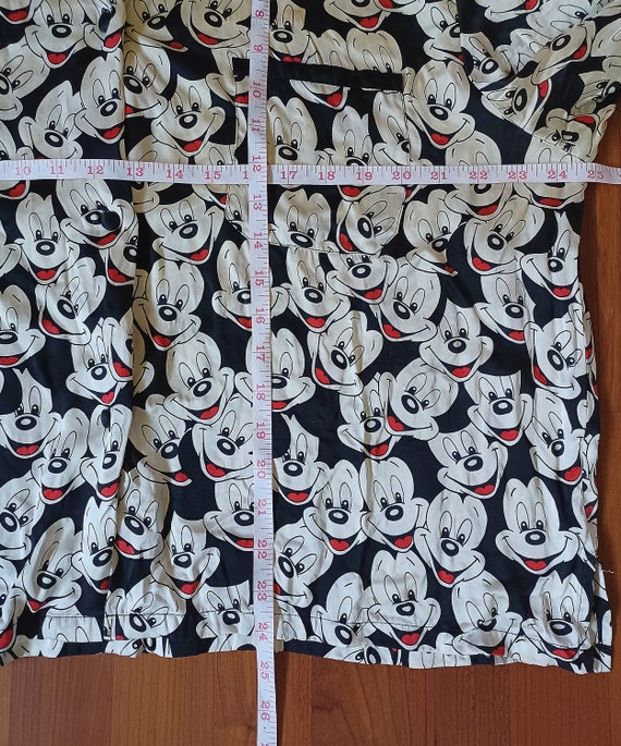 Vintage RARE 100% Silk Many Faves of Mickey Mouse… - image 4