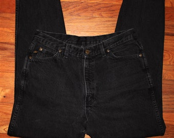 Vintage Black High Rise Denim Mom Jeans by Chic