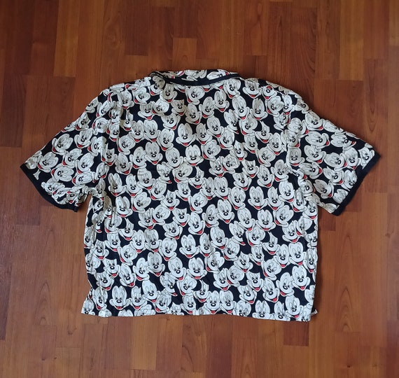 Vintage RARE 100% Silk Many Faves of Mickey Mouse… - image 5