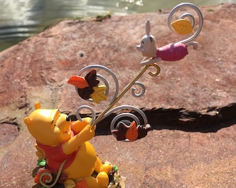 Winnie de Poeh en Knorretje uit de jaren 90 HERFSTWINDS Disney Parks-beeldje
