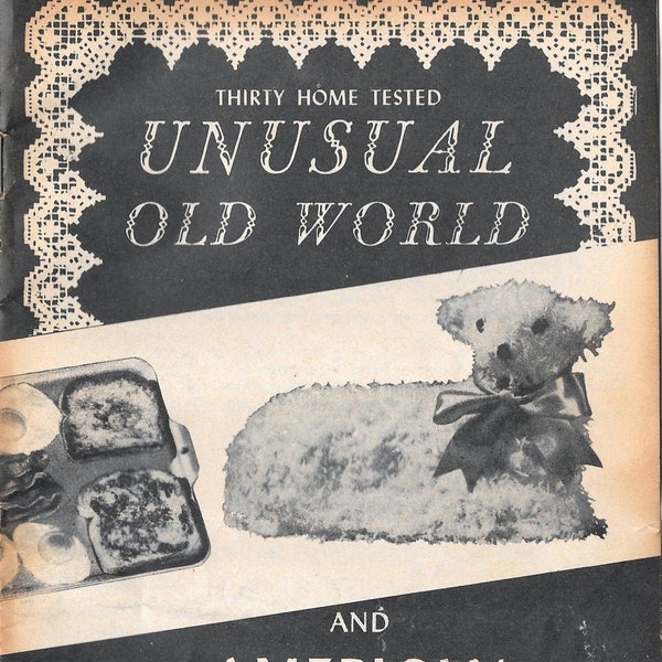 30 Home Tested Unusual Old World And American Recipes PDF DOWNLOAD From 1950s Nordic Ware Rosette And Timbale Makers