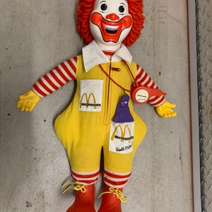 1978 Ronald McDonald Doll Hasbro Clown Doll image 7