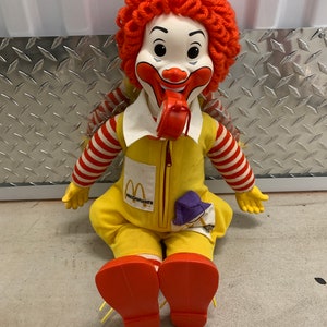 1978 Ronald McDonald Doll Hasbro Clown Doll image 4