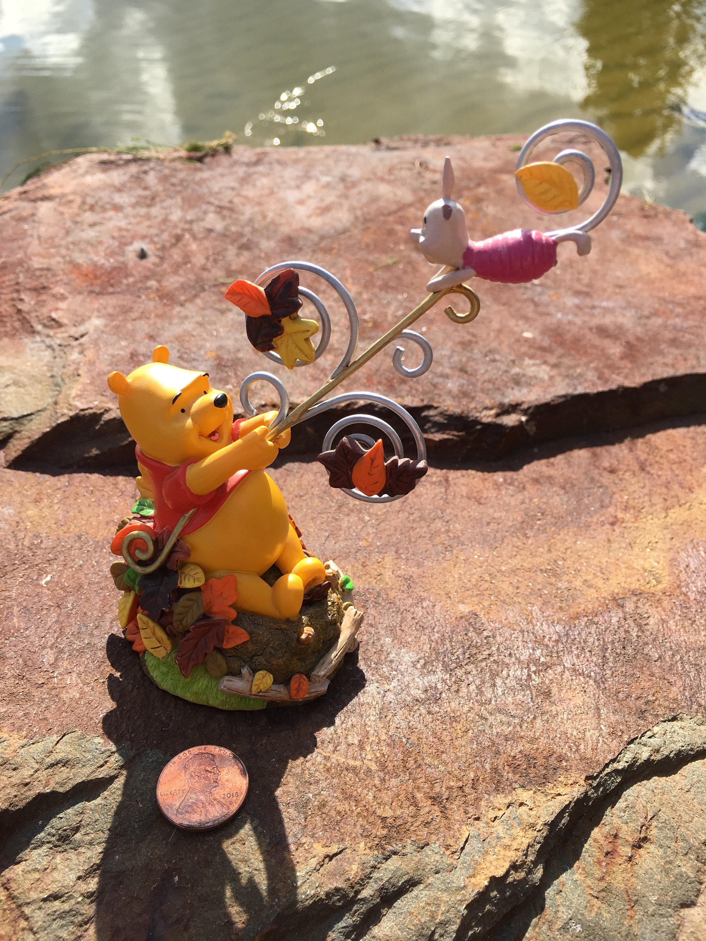 1990s Winnie the Pooh & Piglet AUTUMN WINDS Disney Parks