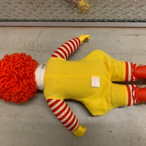 1978 Ronald McDonald Doll Hasbro Clown Doll image 6