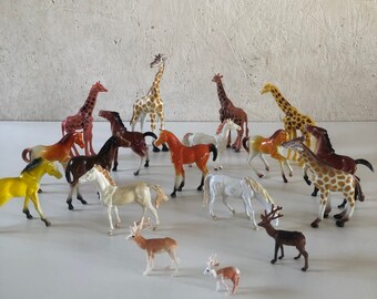 plastic giraffe figurine