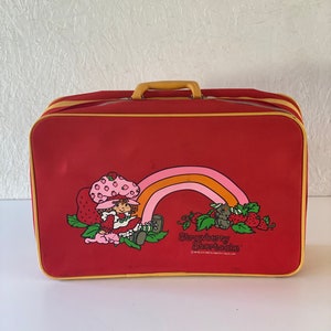 Strawberry Shortcake Tin Lunch Box Carry All Toy Kids Girls Tote Gift Treat  Bag