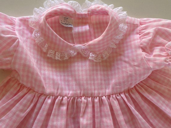 Vintage Baby Mini World Pinafore Lace Apron Dress… - image 5
